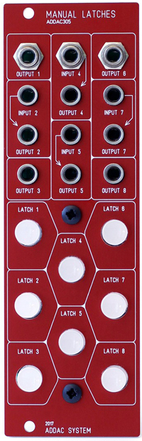 ADDAC305 Manual Latches