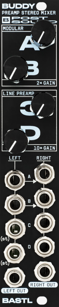 Buddy: Preamp Stereo Mixer