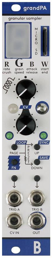 grandPA: Aluminum Front Panel