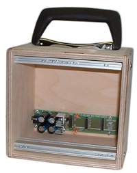 A100 Mini Case: Raw Wood; Non-Beauty Version