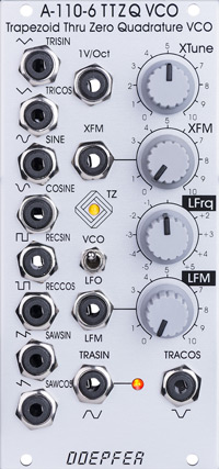 A-110-6 Trapezoid Thru Zero Quadrature VCO