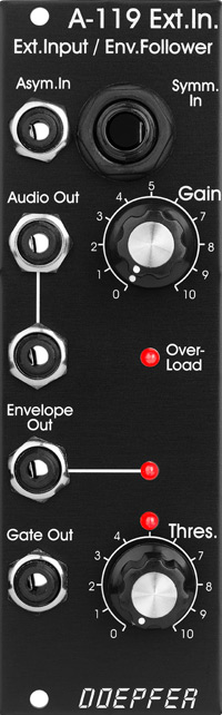 A-119 External Input / Envelope Follower: Vintage Edition