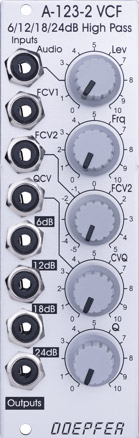 a-123-2 6/12/18/24 dB Highpass