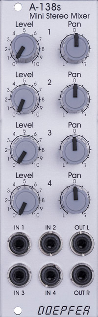 A-138S Mini Stereo Mixer