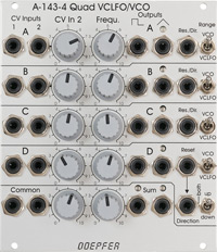 A-143-4 Quad VCLFO/VCO