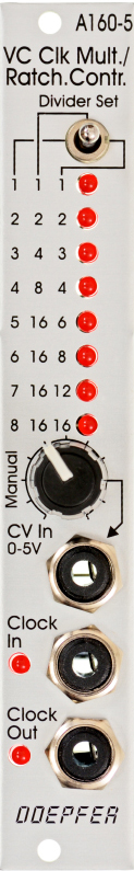 A-160-5 Controlled Clock Multiplier / Ratcheting Controller