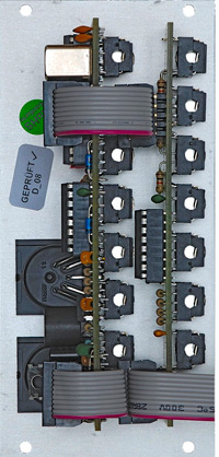 A-192 Voltage-to-MIDI Interface CVM16: Rear View