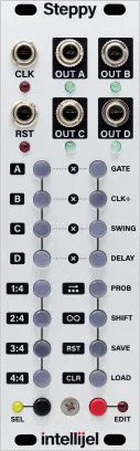Steppy: 4-Track 64-Step Programmable Gate Sequencer