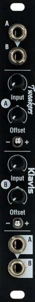 Tweakers: Dual CV Gain/Offset/Polarity/Mute (Black)